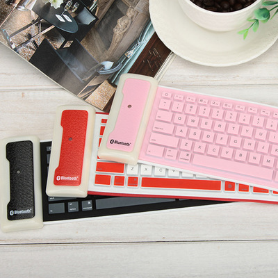 深圳三秀電子科技 iPad、安卓、微軟三系統(tǒng)通用鋁合金藍(lán)牙硅膠鍵盤全解析